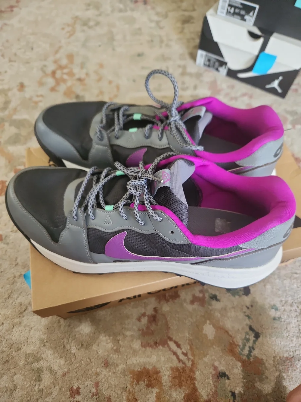 Size 14 - Nike ACG Lowcate Smoke Grey Vivid Purple With Box